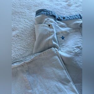 Women’s white jeans with Star Detail